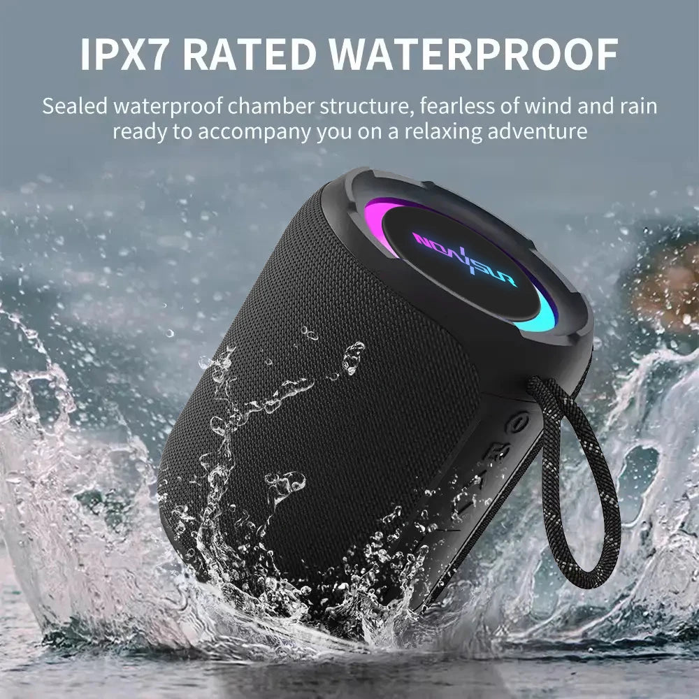 40W Powerful Heavy Bass Home Theater Subwoofer Computer Mini Led Speaker Waterproof Music Wireless Audio Bluetooth Speakers
