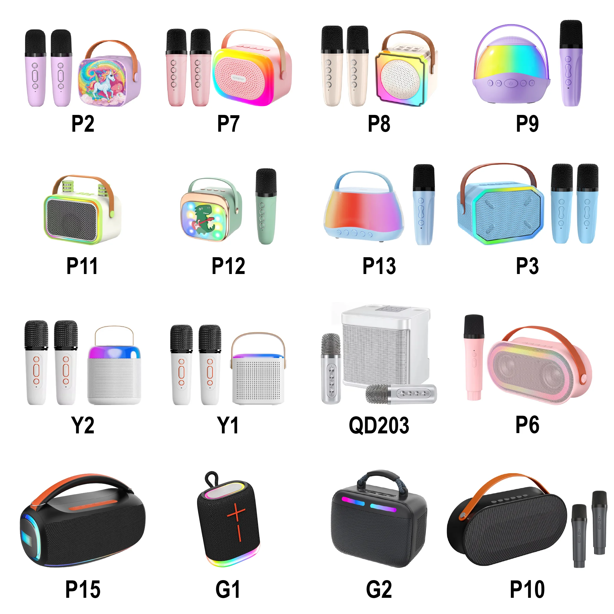 Passive Family Music Wireless 18 12 Inch Karaoke Speaker Professional With Capacity System 2 Microphone Partybox Audio Player