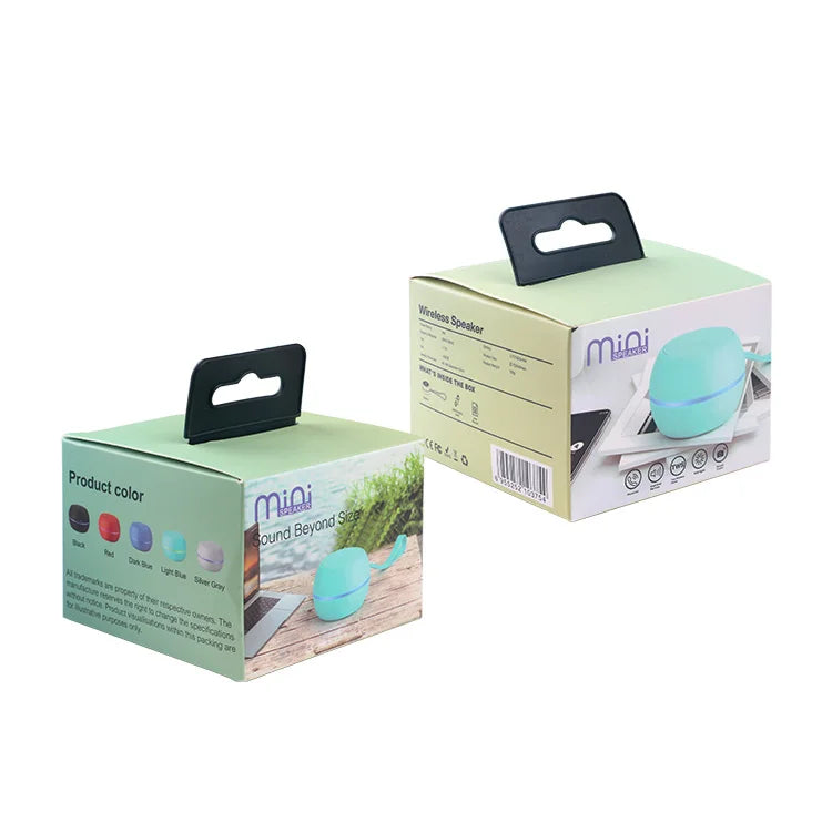 US Warehouse Radio Portable Colorful Mini Speaker Rope Portable Support Wireless 5.0 Bluetooth Speaker Wireless Local Stock