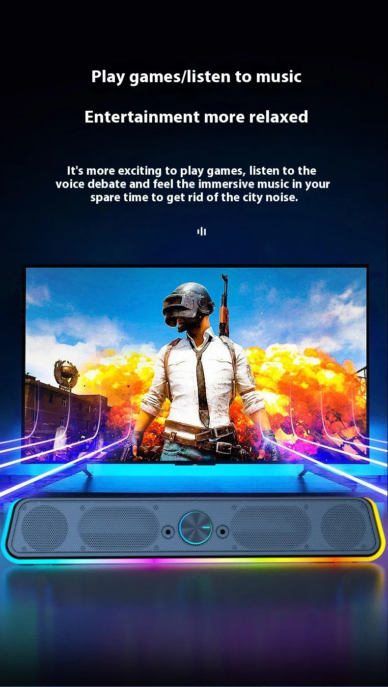 Wholesale RGB Gaming Desktop Computer Speakers Wired for Laptop