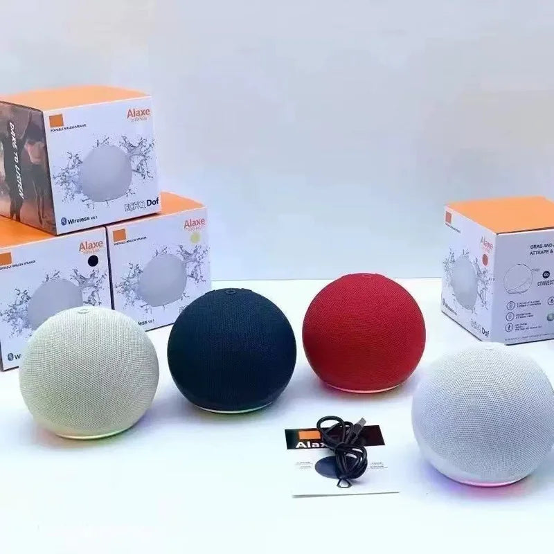 Portable for Bluetooth Speaker RGB Ambient LED Lighting Wireless Audio for Cell Phones Plastic Cabinet Power Source Battery
