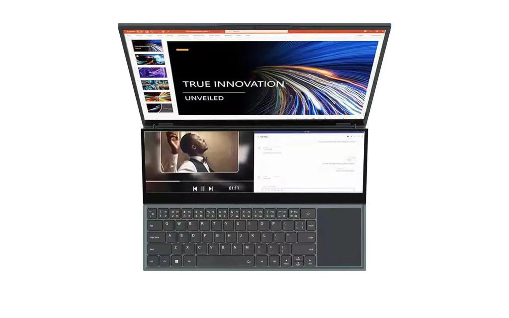 I9 Laptop Brand New16+14 Inch Double Monitor Touch Screen Computer Intel Core I9 10885H 10th 32 2TB SSD Ultra Slim Gaming Laptop