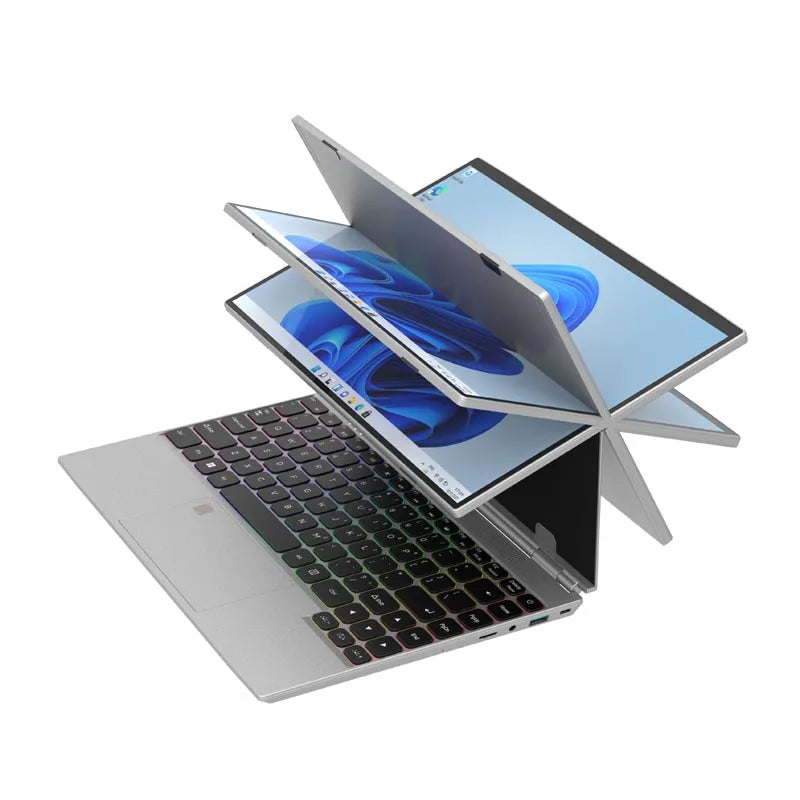 Dual Screen 14Inch Touch Screen 16GB  1TB SSD Intel Celeron N95 Processor 128GB 256GB 512GB Options New Business Laptop 4500mAh