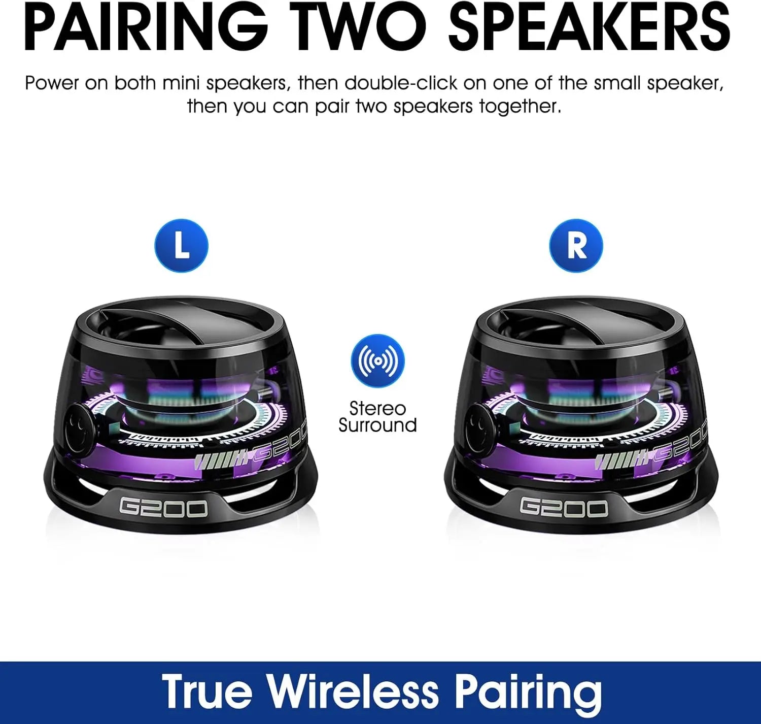 Stylish Mini Magnetic Bluetooth Speaker 5W RGB Lights Clear Sound Compact Easy to Carry for Home Office Outdoor Enthusiasts