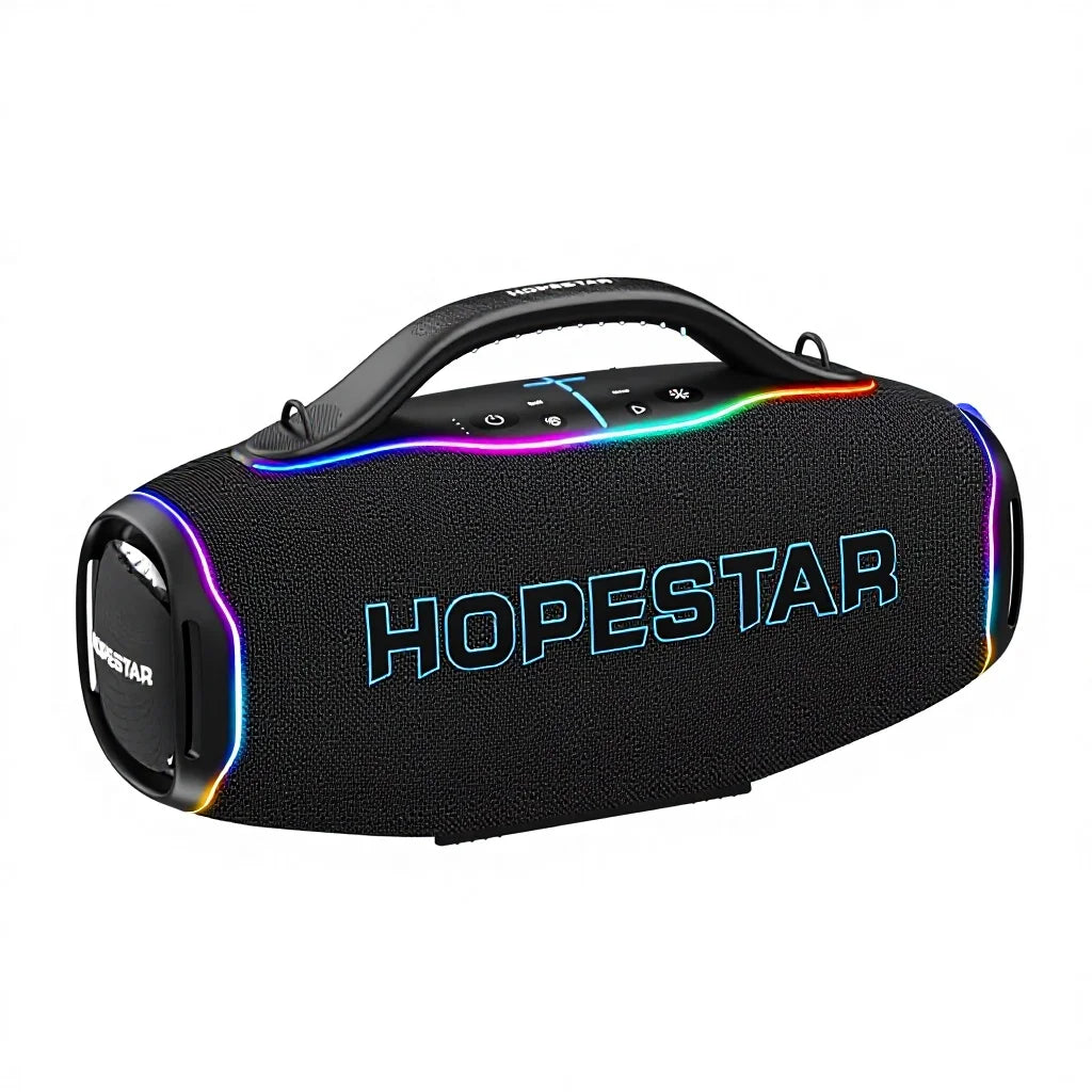 Original  New Arrival HOPESTAR A90 Outdoor Big Power 700W Wireless BT Speaker Portable Waterproof TWS Party Karaoke RGB  AUX