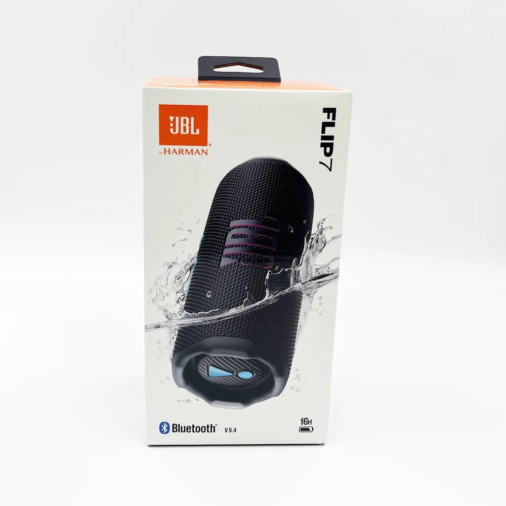 JBL FLIP7 Portable Bluetooth Speaker, Featuring a Subwoofer, AI Sound Enhancement, Suitable for Camping, and Track Events