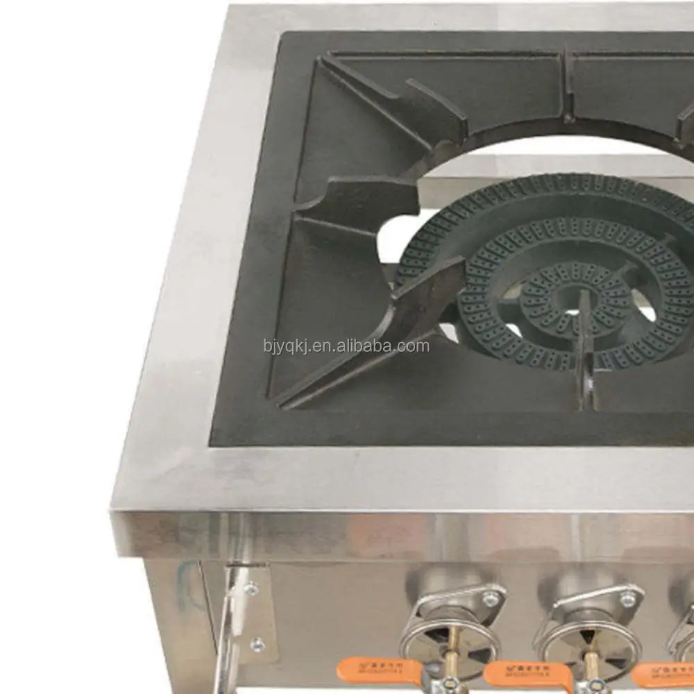 Wholesale Kitchen Appliance Double Burners Gas Stove Stainless Steel Low Gas Cooker