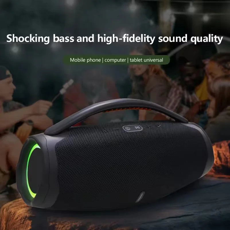 Led Bluetooth Speaker 20w Bass Wireless Portable Outdoor Bt Speakers Handle Waterproof Boombox3 Speaker for Home Partybox