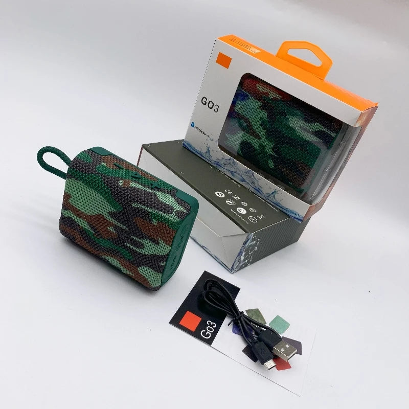 Hot Sale Portable G3 Wireless Mini Speakers Waterproof Outdoor Bass Sound for Blue-tooth Sports Party Box LED Airplay DC Plastic