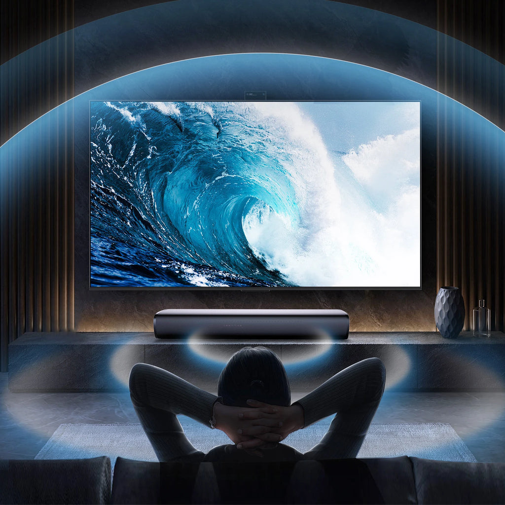 Sound Bar 50W Soundbar for Smart TV Bluetooth 5.3 Speaker 17Inch with ARC/OPT/AUX Connection Surround for Home Theater Audio