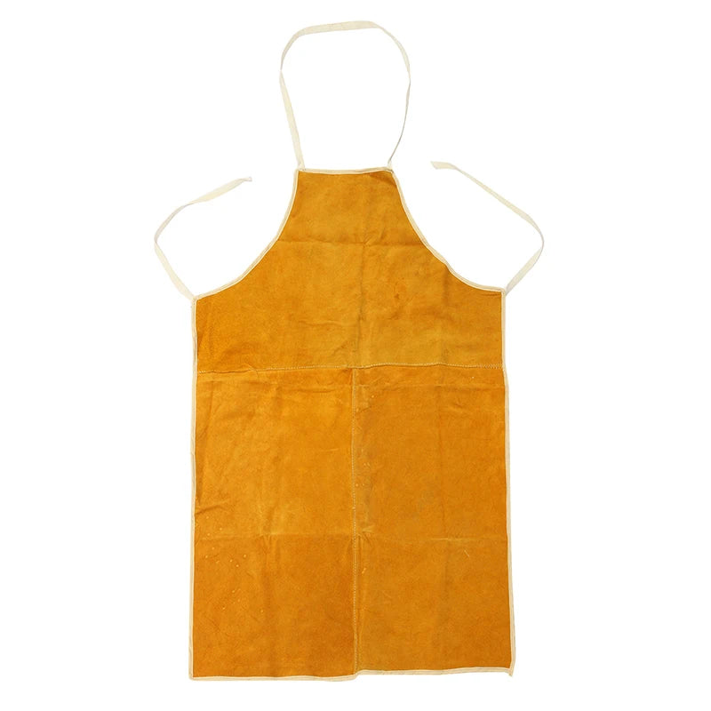 Welding Aprons Protective Welder Thermal Protection Workwear Cowhide Leather Heat Insulation Welder Protective Apron