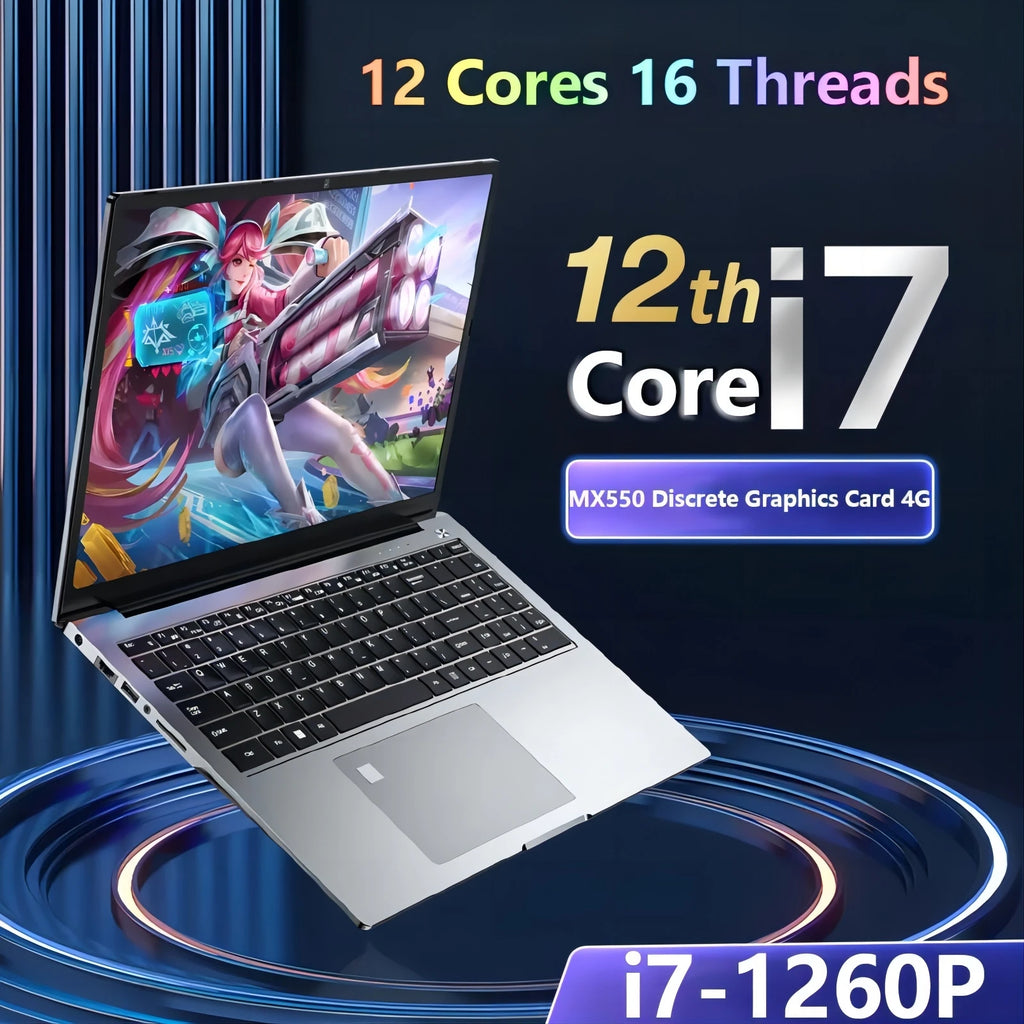 High-Speed 16 Inch I7 13620H Gaming Laptop 4GB MX550 Discrete Graphics Card Fast Delivery for AutoCAD Engineer Design Intel