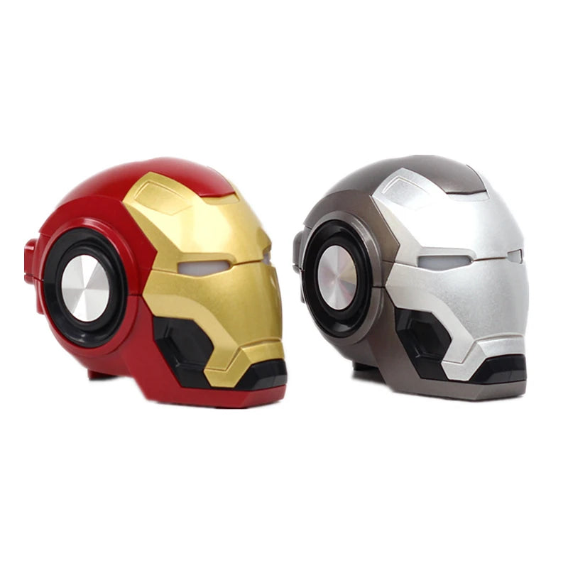 GTT New ironman Creative Gift for Marvel Avengers Iron Man Cute Wireless Speaker Carton Subwoofer Bluetooth Speaker BT