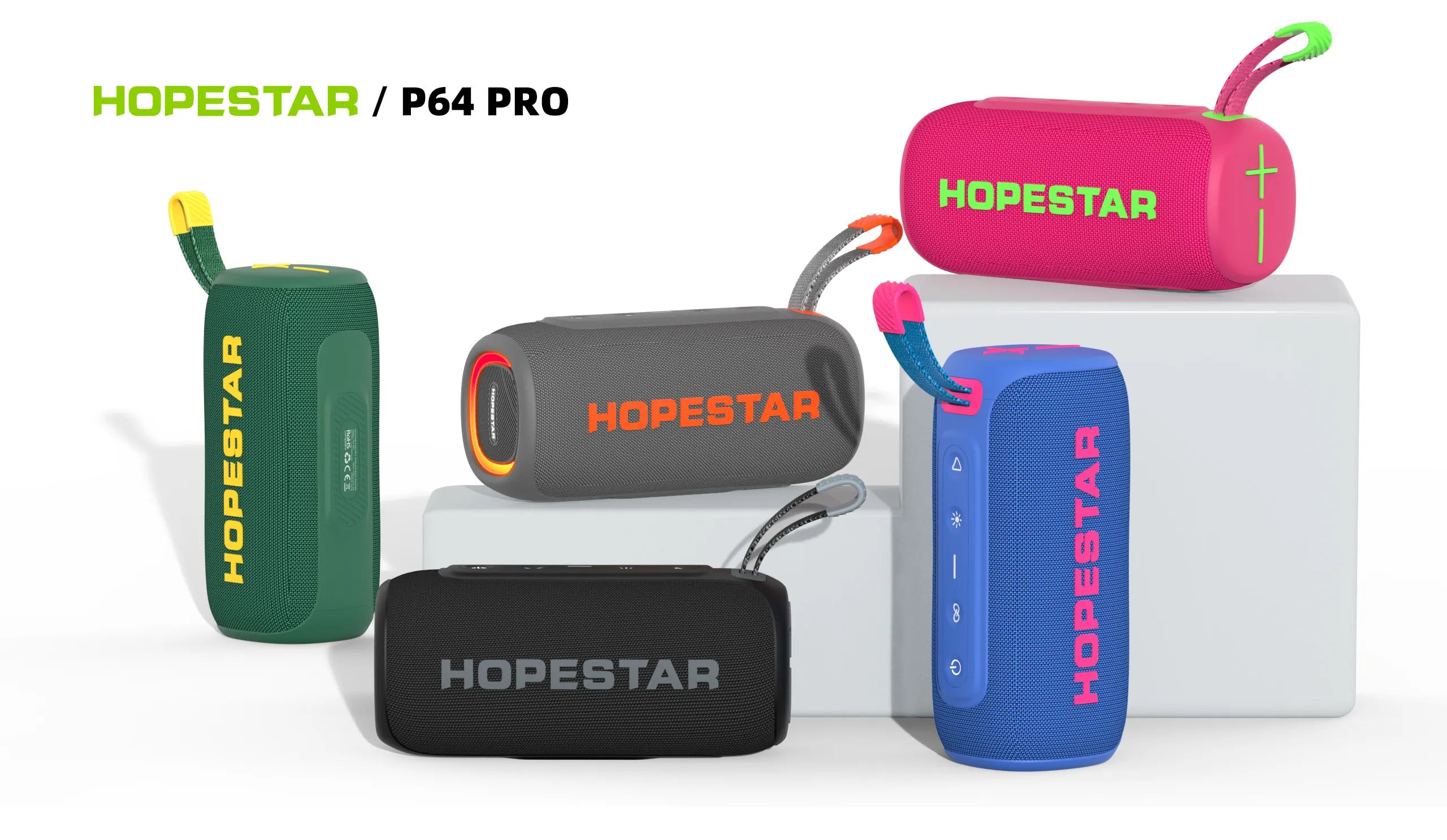 Hopestar P64Pro New Portable Outdoor Speaker Altavo Wireless Heavy Bass MP3 Waterproof Loudspeaker Audio Caixa Speakers