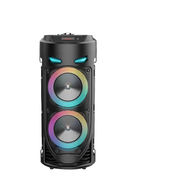 Double 4 Inch DJ Music Loud Sub Woofer Portable Professional Speaker for Garden Parties Big Outdoor Concerts