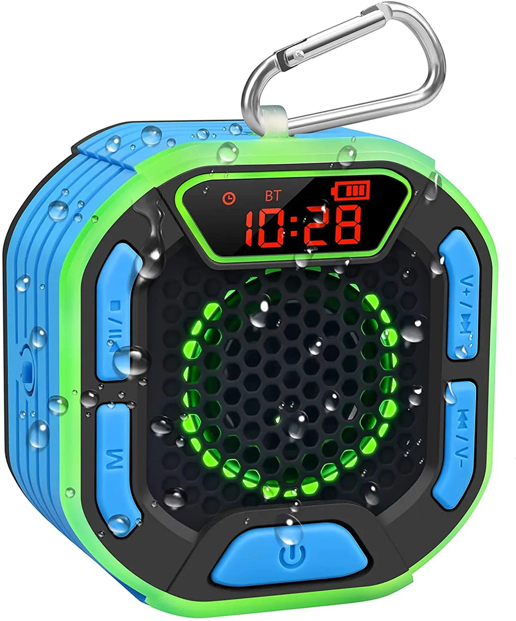 RGB LED Clock Display Stand-up Paddleboard IP67 Float Waterproof for Bluetooth Speaker SUP Jet Surf for Outdoor Mobile Phone Use