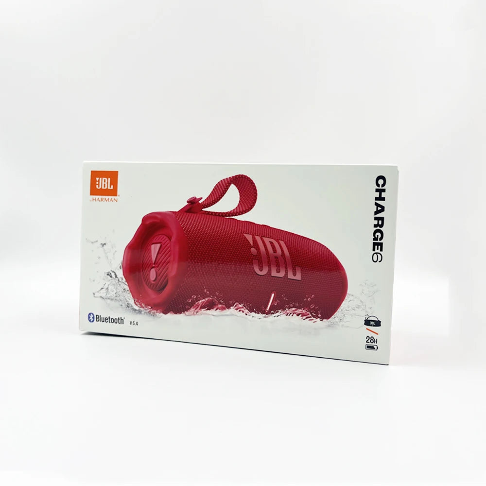 JBL Charge 6 Al Enhanced Portable for Bluetooth Speaker with Subwoofer Dust-proof and Waterproof Outdoor/Desk Use Speakers