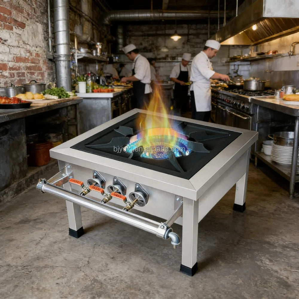 Wholesale Kitchen Appliance Double Burners Gas Stove Stainless Steel Low Gas Cooker