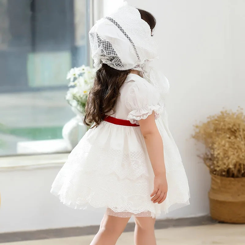 Summer Baby Girls Flower Girl Dresses  Kids Dresses for Girls Eid Dress for Party and Festival festival Fashion Sweet Clothes