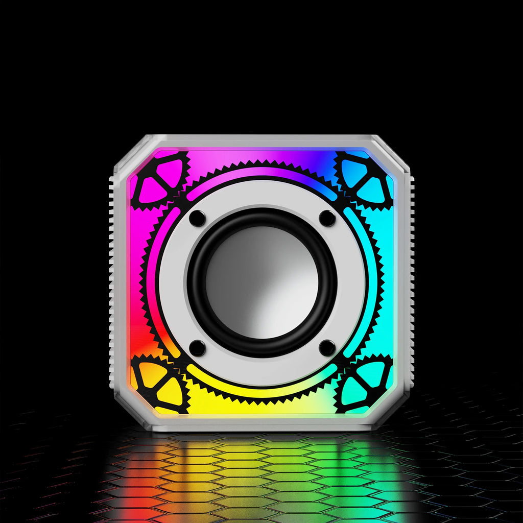 Mini Retro White Noise Blue-tooth Speaker Portable Vintage Sleep Aid Bluetooth Speaker Subwoofer With RGB Light Support TF Card