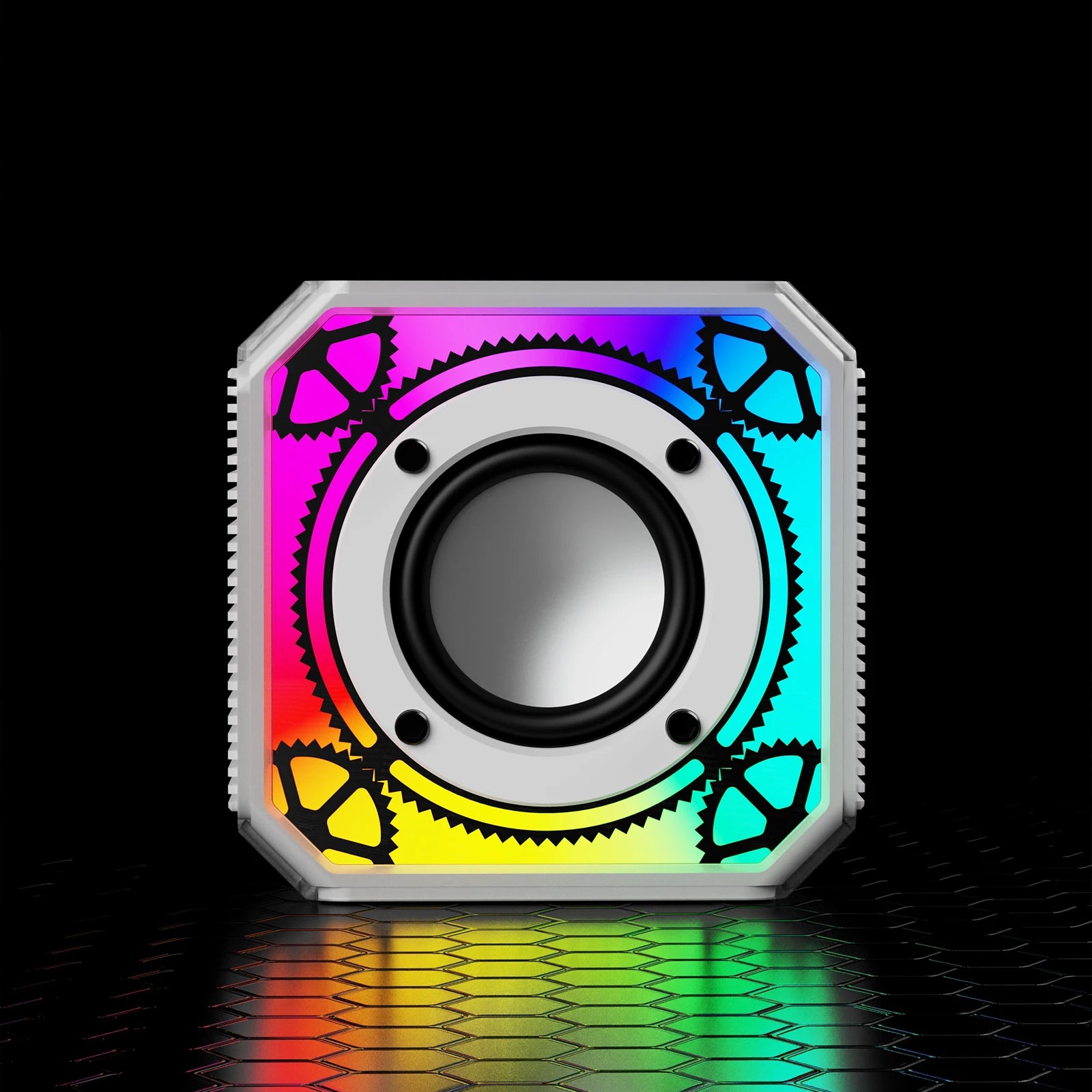 Mini Retro White Noise Blue-tooth Speaker Portable Vintage Sleep Aid Bluetooth Speaker Subwoofer With RGB Light Support TF Card