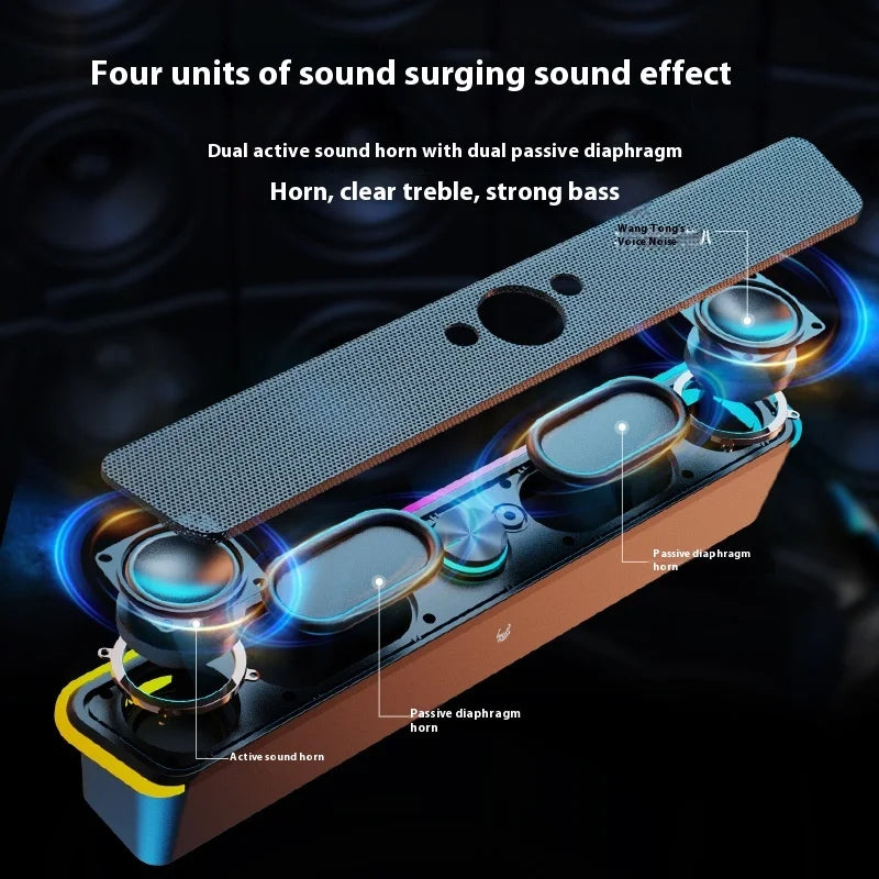 Wholesale RGB Gaming Desktop Computer Speakers Wired for Laptop