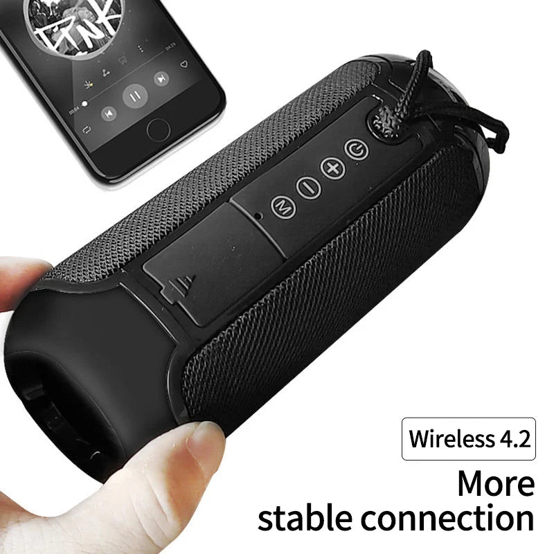 CYBORIS Dual Wireless Speakers IPX4 Waterproof Portable IPX4 Tower CD Players with Quality Music for Computer Use