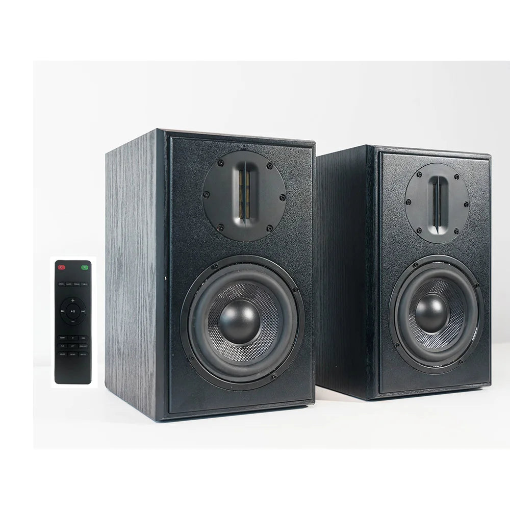Samtronic Hi-Fi Mini Bluetooth Bookshelf Speaker with Bass Control Desktop Stereo Audio System for Home Theater System