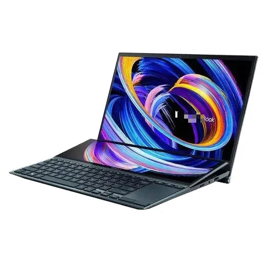 New 16+14 Inch Dual Screen Laptop Intel I7 9Gen Windows 11 Touch Screen Metal Body 1920x1200 Resolution SSD IPS Panel Business