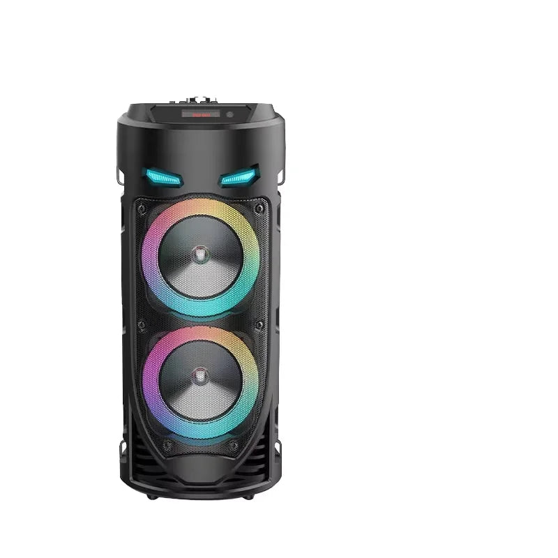 Double 4 Inch DJ Music Loud Sub Woofer Portable Professional Speaker for Garden Parties Big Outdoor Concerts