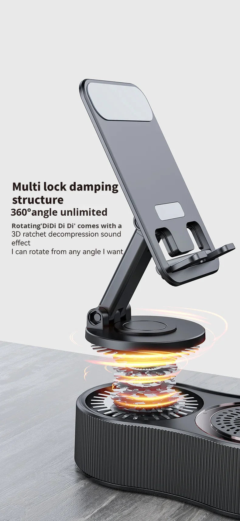 New 5 1 RGB Light Wireless for Speaker Bank 5W Output Built-in Microphone Outdoor Stand Phone Holder for Mobile Phone