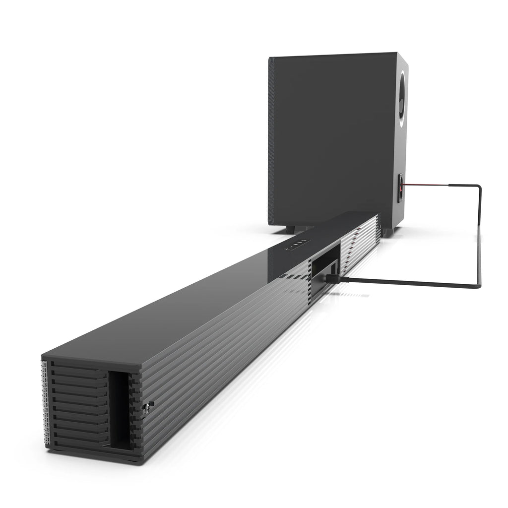 84W TV Sound Bar with Subwoofer Box Soundbar 2.1 Wireless Speaker Home Theater Surround Sound System Aux/USB/Optical/Coaxial/RCA