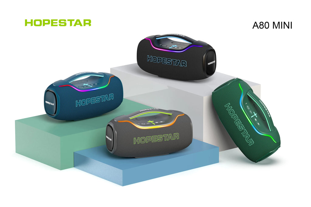 Hopestar A80MINI Portable Outdoor Wireless Blue Tooth Speaker Waterproof Subwoofer Bass Tf Card Speakers Wholesale