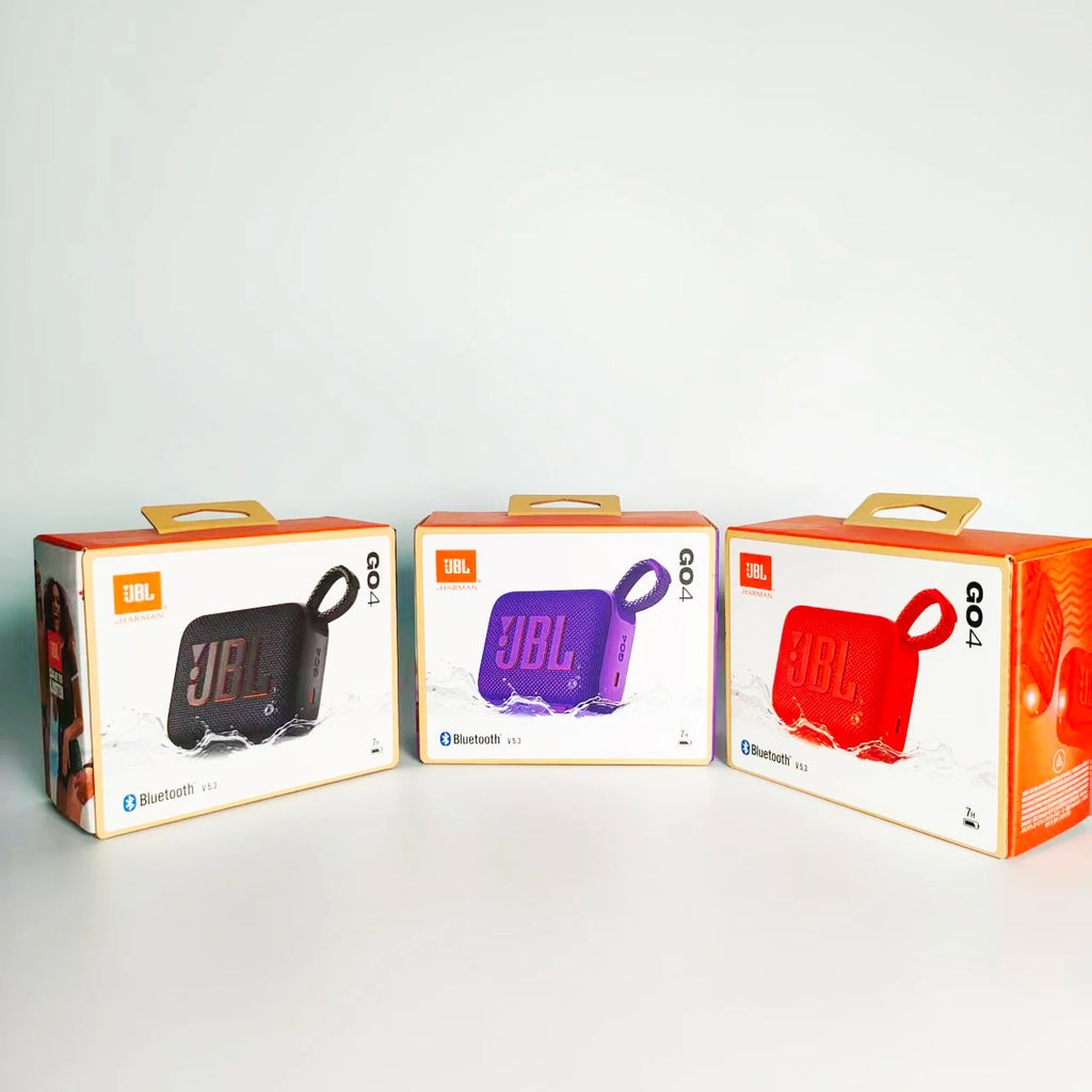 JBL GO4 Music Brick Portable Bluetooth Speaker Auracast Multi-Speaker Pairing ,Up to 7H Playtime + 2H Boost