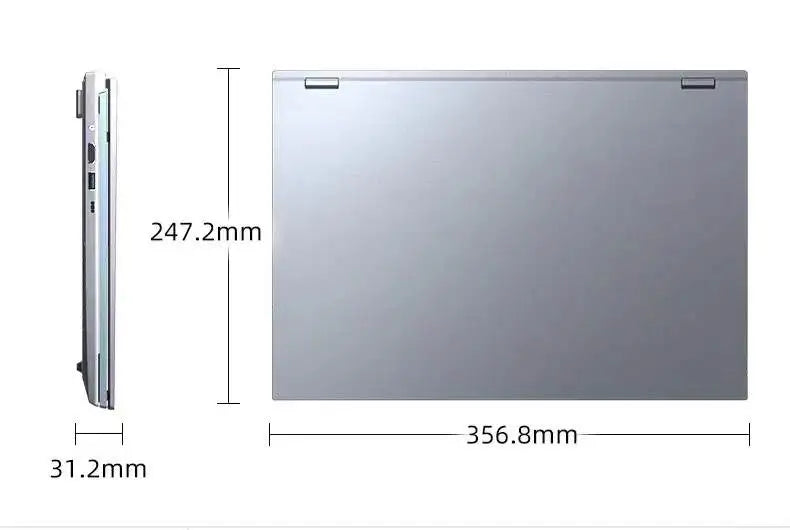 Ultra Slim Double Monitor Computer 16" +16" Touch Screen Laptop Window11 I5 I7 12th 1260P 32 2TB SSD Dual Touch Screen Laptop Pc