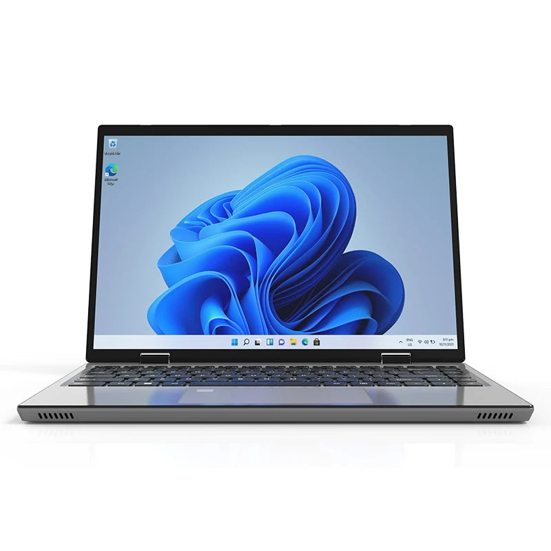 360 YOGA Laptop 14" Touchscreen Notebook Shell Aluminum Alloy Intel N95 Quad Core Office Laptop for Business