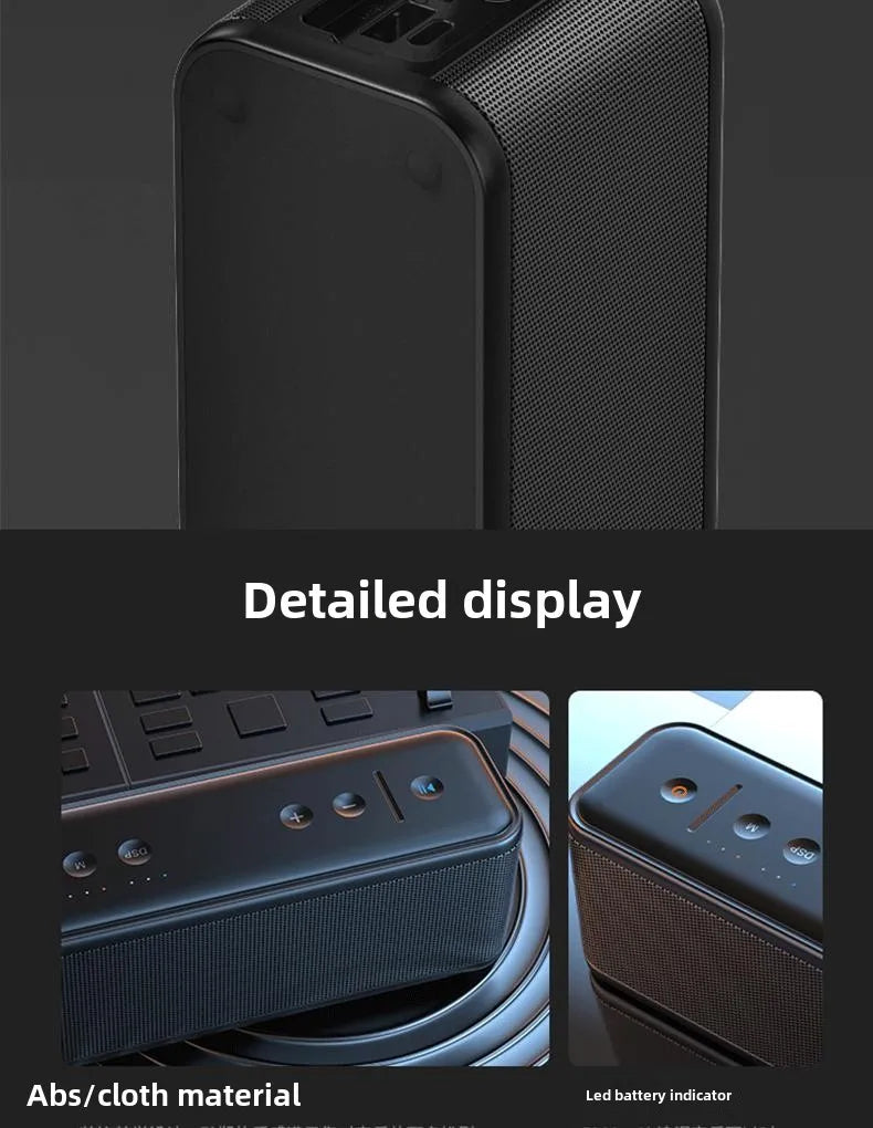 Best Selling 60W Wireless Party Box Speaker Portable Multifunctional Speaker 5200mah TWS Connect HI-FI Speakers