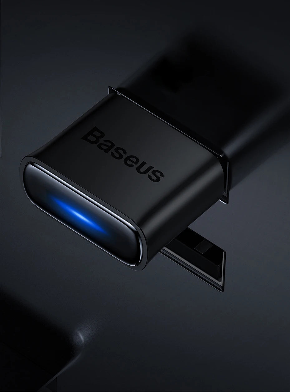 Baseus USB Bluetooth Adapter Dongle Adaptador Bluetooth 5.1 for PC Laptop Wireless Speaker Audio Receiver USB Transmitter