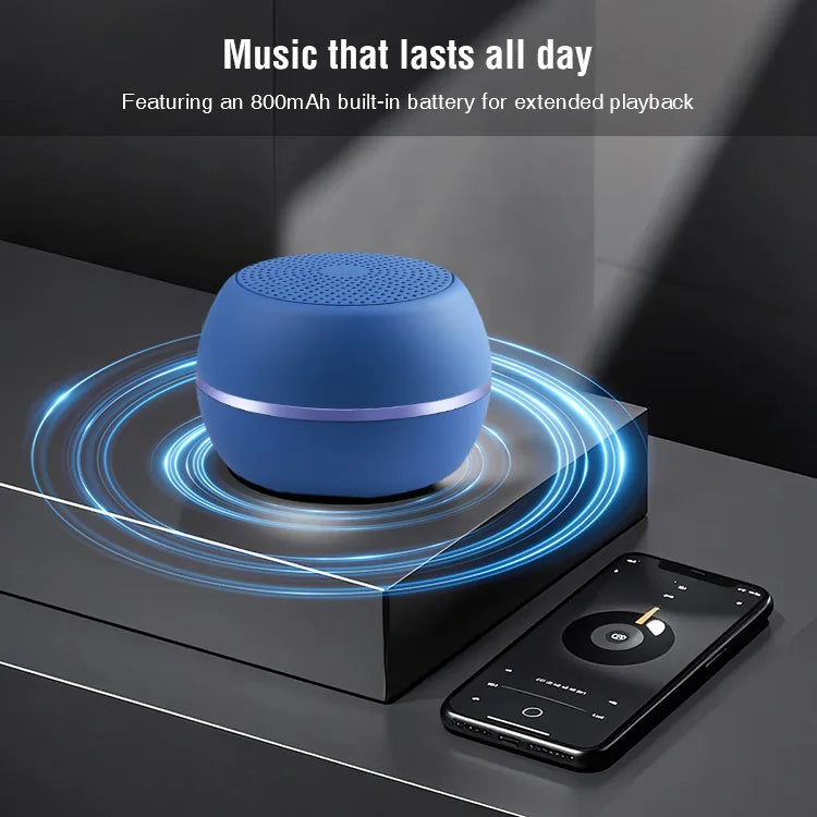 US Warehouse Radio Portable Colorful Mini Speaker Rope Portable Support Wireless 5.0 Bluetooth Speaker Wireless Local Stock