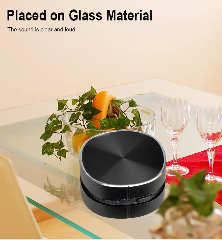 M1R Portable Bone Conduction for Bluetooth Speaker RGB LED Lighting Wireless Audio Small Plastic Cabinet