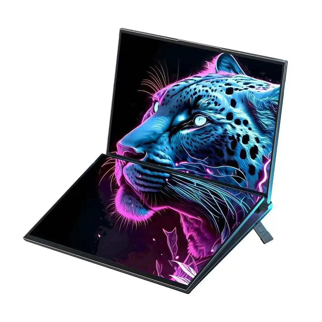 Ultra Slim Double Monitor Computer 16" +16" Touch Screen Laptop Window11 I5 I7 12th 1260P 32 2TB SSD Dual Touch Screen Laptop Pc