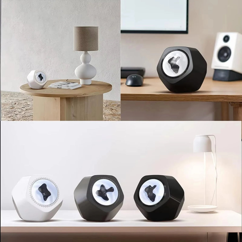 Venom Magnetic Fluid Bluetooth Speaker With Led Light Ultra-low Frequency Rhythm Human-machine Interaction Creative Gifts