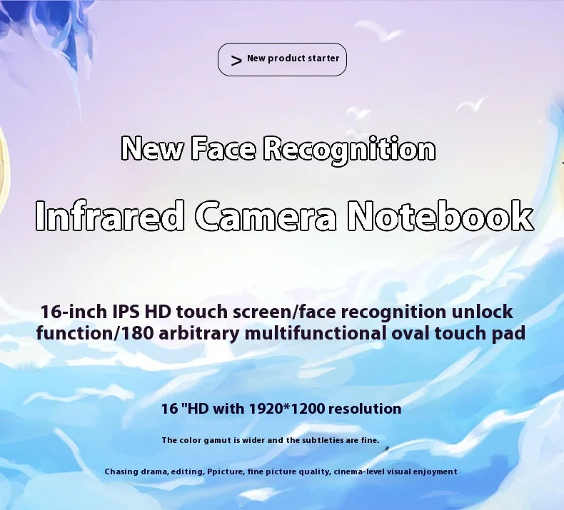 High Quality 16 Inch Win 11 Business Laptop 32GB 1TB SSD Intel I3 8109U Processor English Keyboard IPS Panel 165Hz New