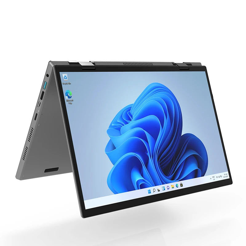 360 YOGA Laptop 14" Touchscreen Notebook Shell Aluminum Alloy Intel N95 Quad Core Office Laptop for Business