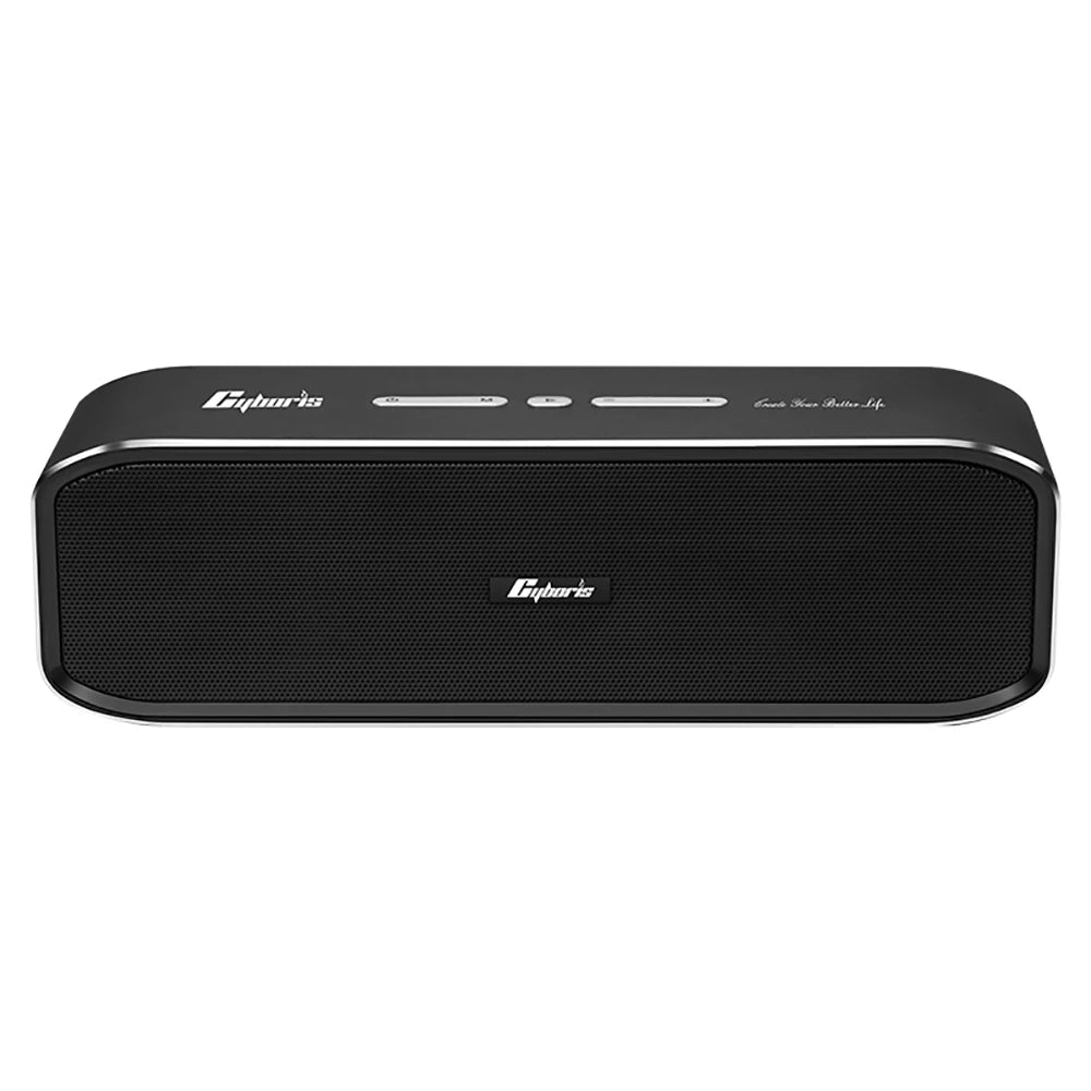 2025 New Cyboris T11 Metal Subwoofer Stereo TWS Wireless Speaker High Loud Sound Support AUX /TF Card Ready for Ship Customize
