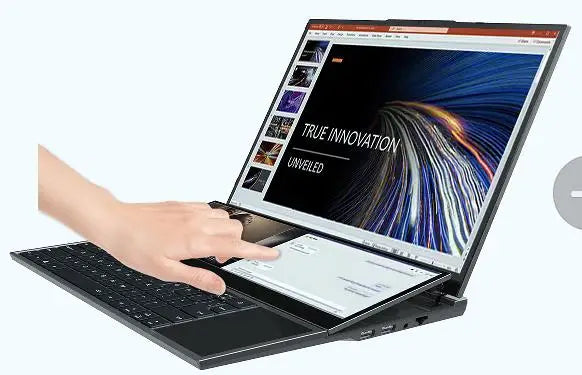 I9 Laptop Brand New16+14 Inch Double Monitor Touch Screen Computer Intel Core I9 10885H 10th 32 2TB SSD Ultra Slim Gaming Laptop