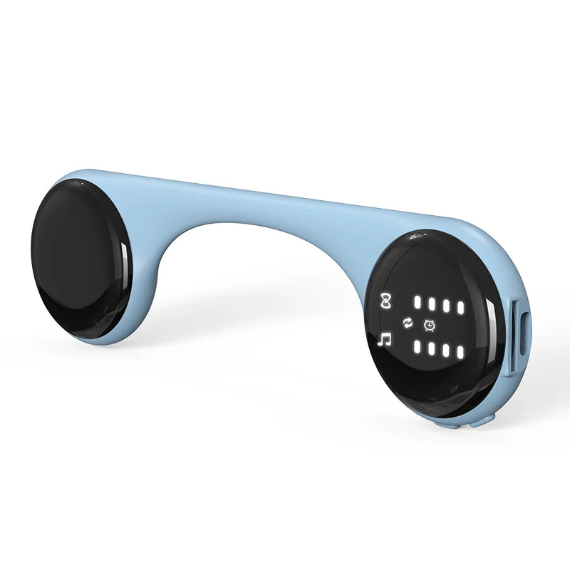Ultra Thin ABS Glasses Shaped Bluetooth 5.4 Sleep Music Box Bone Conduction White Noise Speaker for Home Use