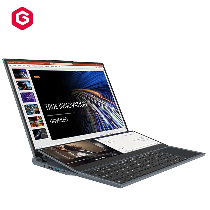 Core I7-9850H Win10 Laptops Brand New 16+14inch Dual Touch Screen Office Computer Pc 2TB SSD 10th Gen Gaming Laptops