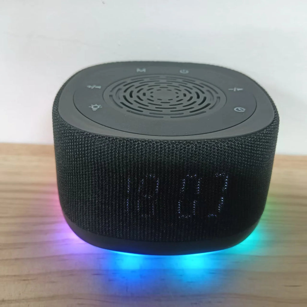 2-in-1 Bluetooth Speaker Alarm Clock White Noise Speaker Designed to Improve Sleep Quality, Soothe and Relax the Mind