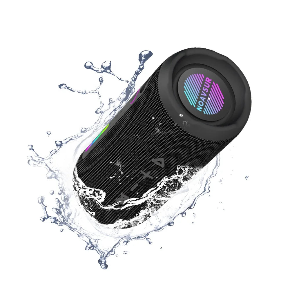 Waterproof IPX 7 Outdoor Wireless for Bluetooth Altavoz RGB LED Lighting AUX Communication 30W Subwoofer for Great Sound Quality